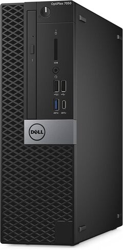 كمبيوتر مكتبي طراز OptiPlex 7050 صغير الحجم من Dell، معالج Intel Core i5-7500، ذاكرة DDR4 سعة 8 جيجابايت، محرك أقراص مزود بذاكرة مصنوعة من مكونات صلبة سعة 256 جيجابايت، نظام التشغيل Windows 10 Pro (1735H) in Kuwait