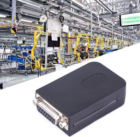 plplaaoo DB15 Serial Connector Terminal Board Adapter Premium Quality All Copper Plated Nut Type Female Head with Black Case for Industrial Equipment Computer Networking Electronics in Saudi Arabia