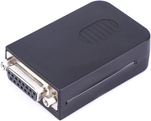plplaaoo DB15 Serial Connector Terminal Board Adapter Premium Quality All Copper Plated Nut Type Female Head with Black Case for Industrial Equipment Computer Networking Electronics in Saudi Arabia
