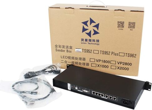 TS952 صندوق إرسال شاشة LED بطاقة تحكم متزامنة مع أربعة منافذ إخراج الشبكة أقصى سعة تدعم 2560 × 1024 بكسل in Kuwait