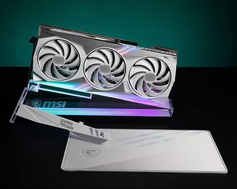 بطاقة رسومات msi Gaming GeForce RTX 4080 16GB GDRR6X 384-Bit HDMI/DP Nvlink Tri-Frozr 3 Ada Lovelace Architecture (RTX 4080 16GB Gaming X Trio White) in Kuwait