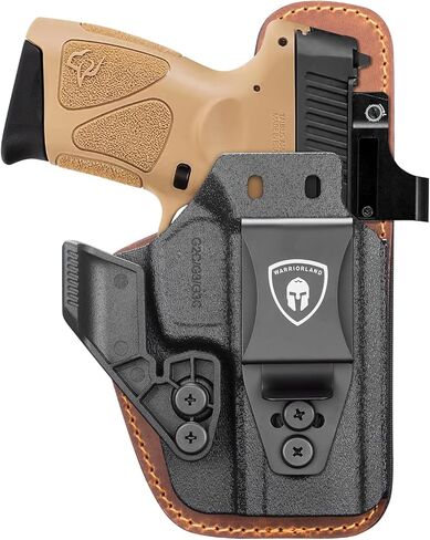 حافظة هجينة من WARRIORLAND IWB، تناسب Taurus G2C / G3C / G3 / G2s / G3X & XL / PT111 G2 / PT140 G2 - جاهزة للبصريات، حافظة حمل مخفية، Adj. الارتفاع وغير قادر على الاحتفاظ | الراحة المطلقة | اليد اليمنى in Kuwait