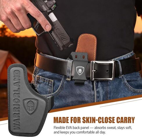 حافظة هجينة من WARRIORLAND IWB، تناسب Taurus G2C / G3C / G3 / G2s / G3X & XL / PT111 G2 / PT140 G2 - جاهزة للبصريات، حافظة حمل مخفية، Adj. الارتفاع وغير قادر على الاحتفاظ | الراحة المطلقة | اليد اليمنى in Kuwait