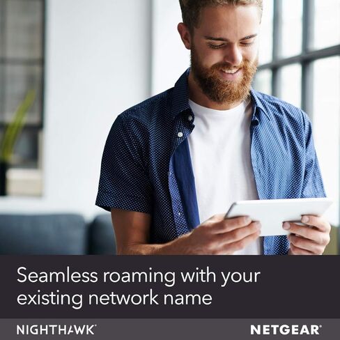 موسع نطاق شبكة WiFi NETGEAR EX8000 - تغطية تصل إلى 2500 قدم مربع. و50 جهازًا مزودًا بمعزز ومكرر الإشارة اللاسلكية ثلاثي الموجات AC3000 (سرعة تصل إلى 3000 ميجابت في الثانية)، بالإضافة إلى شبكة التجوال الذكية in Saudi Arabia