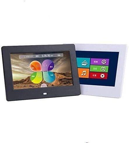 إطار صورة رقمي، شاشة LED عالية الدقة، تشغيل/إيقاف تشغيل تلقائي، دعم USB/Sd/الصوت، تقويم الساعة in Saudi Arabia