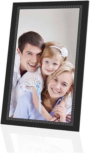 Smart Digital Picture Frame 15.6 Inch, Share Video Clips and Photos Instantly Via E-Mail Or App, Black in Saudi Arabia