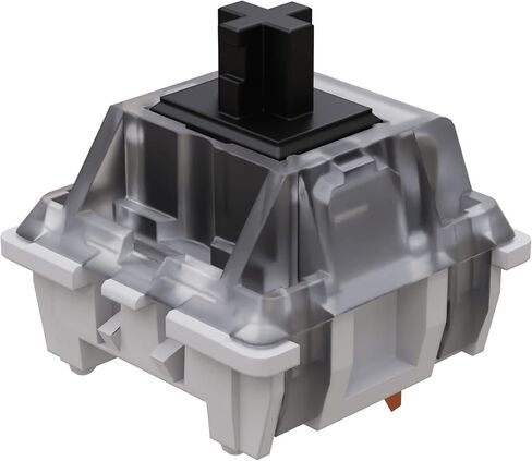 Gateron KS-9 RGB Mechanical MX Type Key Switch - Clear top (65 Pcs, Black) in Saudi Arabia