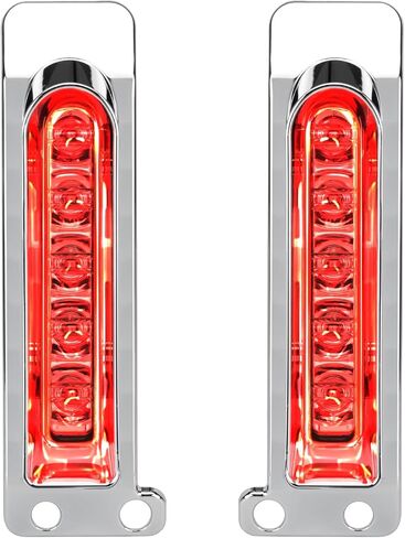 LED Saddlebag دعم إدراج إشارة الدوران أضواء الحشو الإضافية مصباح مصباح المصباح الذيل ذيل الخفيفة المتوافقة مع هارلي جولة Electra Glide Road King Ultra Limited 2014-2024 in Saudi Arabia