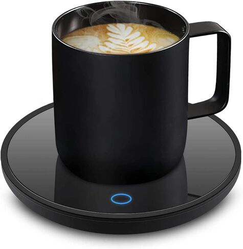 Coffee Mug Warmer, Smart Coffee Warmer Candle Warmer with Auto Shut Off for Office Desk, Cup Warmer with 2 Temperature, Electric Beverage Drink Warmer for Heating Coffee, Milk, Tea and Hot Chocolate in Saudi Arabia