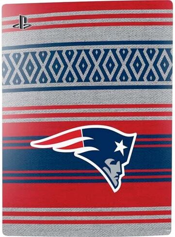 غلاف Skinit المخصص للألعاب المتوافق مع حزمة PS5 - تصميم مرخص رسميًا من NFL New England Patriots Trailblazer in Kuwait