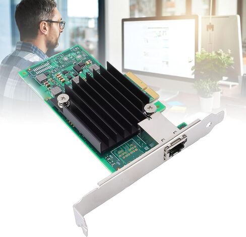 بطاقة شبكة PCIe سعة 10 جيجابت، وحدة تحكم T1 مع منفذ RJ45، دعم VMware، محول PCIe 3.0 X4 Ethernet in Kuwait