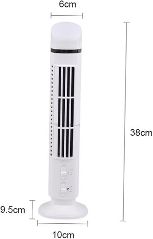 Mini USB Desk Cooling Fan with Night Light Silent Mini Tower Fan for Home Office Summer Use without Battery in Saudi Arabia