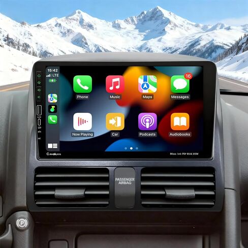 راديو 4+64 جيجا لسيارة Honda CRV2012-2016 مع Carplay Android Auto 9 بوصة تعمل باللمس استبدال ستيريو مع كاميرا احتياطية AHD GPS Navigation SWC in Kuwait