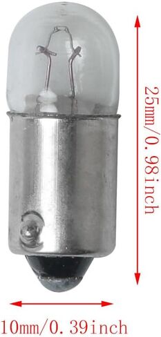 5PCS 12V 0.25A 3W Light Bulb Bayonet Base Krypton Replacement for Flashlights and Emergency Lights Work Flashlight Bulbs Torches in Kuwait