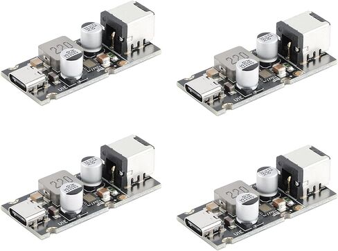 4 قطعة PD65W وحدة شحن سريع USB Type-C DC8-30V إلى 5V3A 9V3A 12V3A 20V3.25A PD3.1 QC3.0 لوحة دائرة شحن للهاتف شحن سريع مع مقبس تيار مستمر in Saudi Arabia