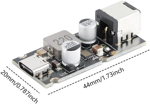 4 قطعة PD65W وحدة شحن سريع USB Type-C DC8-30V إلى 5V3A 9V3A 12V3A 20V3.25A PD3.1 QC3.0 لوحة دائرة شحن للهاتف شحن سريع مع مقبس تيار مستمر in Saudi Arabia