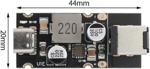 4 قطعة PD65W وحدة شحن سريع USB Type-C DC8-30V إلى 5V3A 9V3A 12V3A 20V3.25A PD3.1 QC3.0 لوحة دائرة شحن للهاتف شحن سريع مع مقبس تيار مستمر in Saudi Arabia