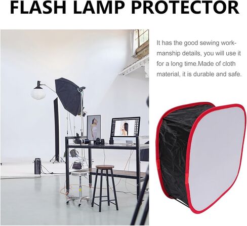 غطاء خفيف بغطاء LED للتصوير الفوتوغرافي، موزع درع خفيف منتشر صغير للمنزل in Saudi Arabia