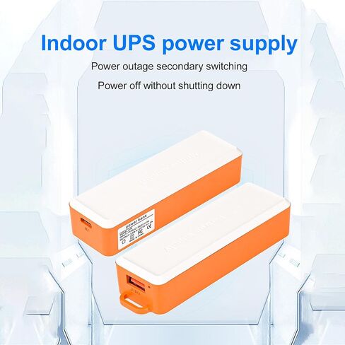 بطارية احتياطية صغيرة من fosa UPS، مصدر طاقة غير منقطع 2600 مللي أمبير في الساعة 5 فولت 1.2 أمبير لإضاءة LED لجهاز توجيه الكاميرا الأمنية، مع حماية التيار الزائد للكمبيوتر الشخصي in Saudi Arabia
