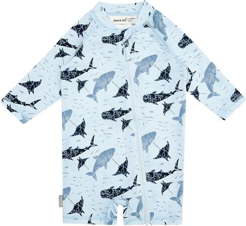 JAN & JUL Long Sleeve 1-pc UV Jumpsuit Rash Guard (Baby, Toddler) in Kuwait