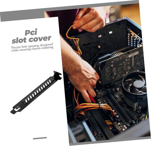 STOBOK 20 Pcs Metal Slot Cover for Pc Computer Tower Case DIY Cooling Ventilation in Saudi Arabia