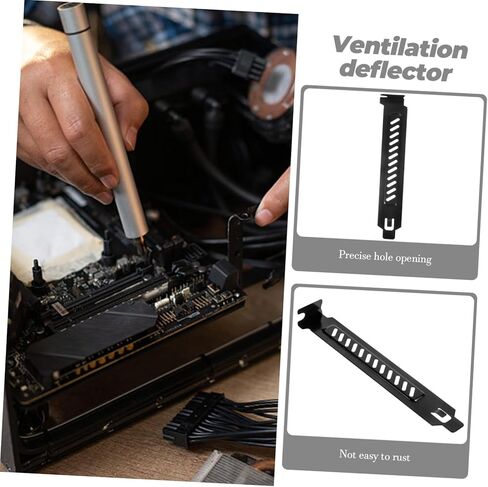 STOBOK 20 Pcs Metal Slot Cover for Pc Computer Tower Case DIY Cooling Ventilation in Saudi Arabia