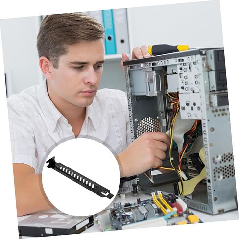 STOBOK 20 Pcs Metal Slot Cover for Pc Computer Tower Case DIY Cooling Ventilation in Saudi Arabia