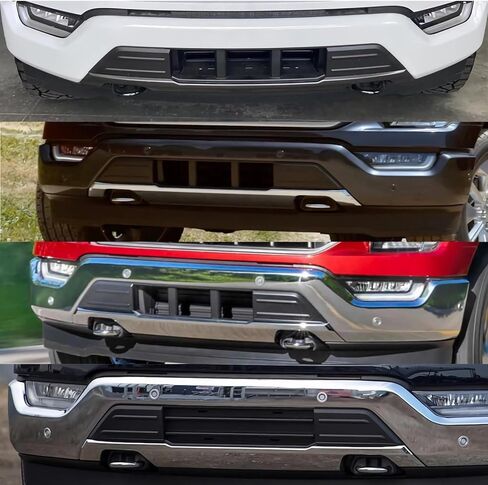 Front Bumper Guards Pads Cover Compatible with Ford F-150 F150 2018 2019 2020 Right and Left, 2 Pcs Insert Replacements, Black in Saudi Arabia