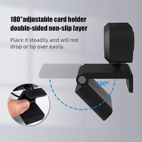 كاميرا ويب 2K 1080P 720P 480P مزودة بميكروفونات مدمجة لتقليل الضوضاء وتركيز تلقائي لعقد مؤتمرات الفيديو in Kuwait