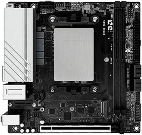 لوحة أم N17 NAS AMD Ryzen 9 7940HS 2xNVMe 4xSATA3.0 1x PCIEx8 2xDDR5 2x2.5G LAN 17x17 لوحة رئيسية للألعاب ITX HDMI * 2 DP Mini ITX لوحة توجيه ناعمة in Kuwait