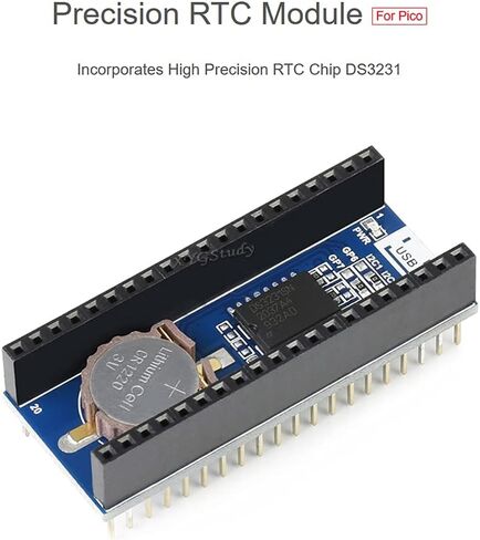High Precision RTC Module for Raspberry Pi Pico, Onboard DS3231 Chip @XYGStudy (Pico-RTC-DS3231) in Saudi Arabia