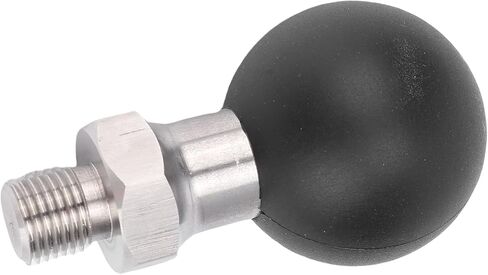 ciciglow 1.5 inch Ball Head, Integrated Rubber Head Stainless Steel Screw Rod with 1/2 Thread for Connecting Rod and Base Mount 360 Rotation Rubber Grip in Saudi Arabia