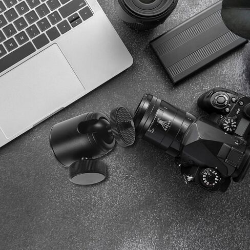 محول كاميرا قابل للتعديل على شكل رأس كروي ومشبك ثلاثي القوائم لكاميرات DSLR والهاتف، ملحق حامل ثابت ومضاد للاهتزاز وخفيف الوزن وملحق مكتب محمول للتصوير الفوتوغرافي والتصوير الفوتوغرافي in Kuwait