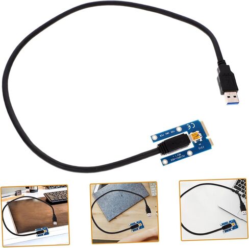 كابل USB لبطاقة الرسومات الخارجية من Pci إلى Pci لأجهزة الكمبيوتر المحمول محول Pcie Riser لتحسين أداء الألعاب والوسائط المتعددة وتوسيع وحدة معالجة الرسومات الجرافيكية المريحة in Kuwait