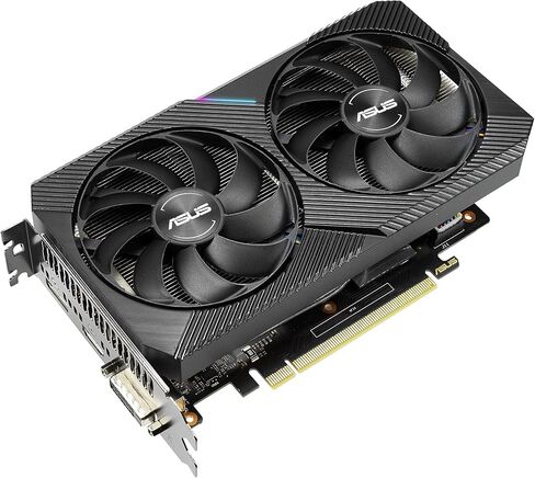 بطاقة رسومات الألعاب ASUS Dual NVIDIA GeForce RTX 2070 Mini OC Edition (PCIe 3.0، ذاكرة GDDR6 سعة 8 جيجابايت، HDMI، DisplayPort، DVI-D، لمجموعة Intel NUC 9 Extreme Kit والهيكل الصغير. in Saudi Arabia