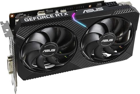 بطاقة رسومات الألعاب ASUS Dual NVIDIA GeForce RTX 2070 Mini OC Edition (PCIe 3.0، ذاكرة GDDR6 سعة 8 جيجابايت، HDMI، DisplayPort، DVI-D، لمجموعة Intel NUC 9 Extreme Kit والهيكل الصغير. in Saudi Arabia