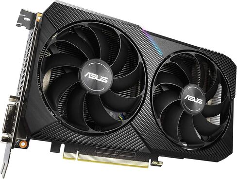 بطاقة رسومات الألعاب ASUS Dual NVIDIA GeForce RTX 2070 Mini OC Edition (PCIe 3.0، ذاكرة GDDR6 سعة 8 جيجابايت، HDMI، DisplayPort، DVI-D، لمجموعة Intel NUC 9 Extreme Kit والهيكل الصغير. in Saudi Arabia