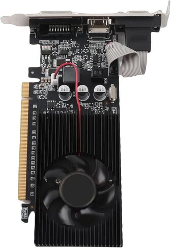 Low Gpu Computer Video Card Graphics Card,Graphics Card 589MHz 1000MHz 2560x1600 Gaming Graphics Card for HD Multimedia Interface DVI VGA Interface (GT210 1GD3 64BIT) in Saudi Arabia