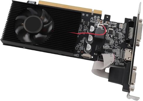 Low Gpu Computer Video Card Graphics Card,Graphics Card 589MHz 1000MHz 2560x1600 Gaming Graphics Card for HD Multimedia Interface DVI VGA Interface (GT210 1GD3 64BIT) in Saudi Arabia