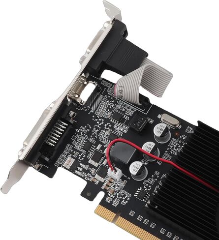 Low Gpu Computer Video Card Graphics Card,Graphics Card 589MHz 1000MHz 2560x1600 Gaming Graphics Card for HD Multimedia Interface DVI VGA Interface (GT210 1GD3 64BIT) in Saudi Arabia