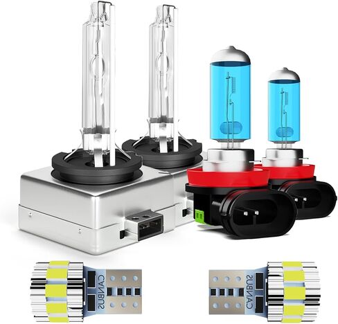 Light Bulbs Fit For Alfa Romeo Stelvio 2018-2023, D3S High Low Beam High Performance Xenon HID Headlight Bulb, 6000K White Light, 2 Bulbs in Saudi Arabia