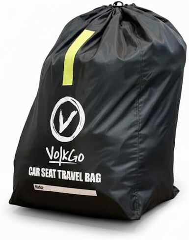 V VOLKGO Car Seat Travel Bag For Airplane Durable and Gate Check Bag Easy Carry Car Seat Bags for Air Travel Carseat Travel Cover, Carseat Travel Bag, Car Seat Cover for Airplane Travel in Saudi Arabia