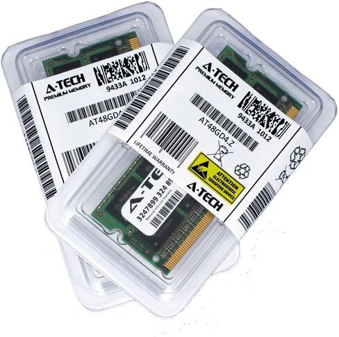 مجموعة A-Tech سعة 16 جيجابايت (2 × 8 جيجابايت) لجهاز IBM Lenovo ThinkPad T Series T420 T420i T420s T520 T520i. ذاكرة الوصول العشوائي SO-DIMM DDR3 Non-ECC PC3-10600 بسرعة 1333 ميجاهرتز. in Kuwait