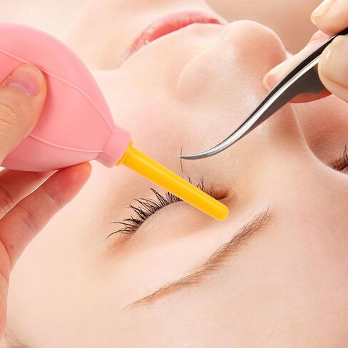 6pcs Silicone Air Blower Pump Dust Balls for Camera Lens and Eyelash Extensions, Small Squeeze Lens Blower with Yellow Rod Handles, Portable Cleaning Tool for Electronics in Saudi Arabia