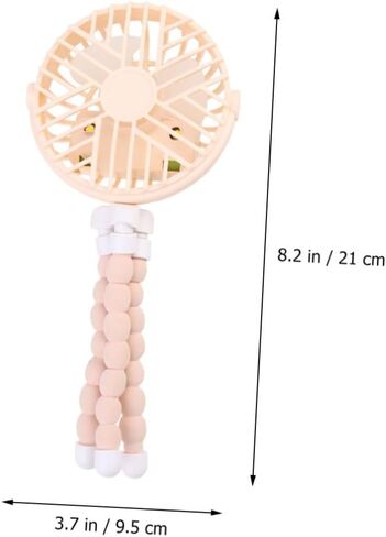 Octopus USB Fan Small Creative Mini Desk Fan for Home Office Travel Yellow round USB Gadget in Saudi Arabia