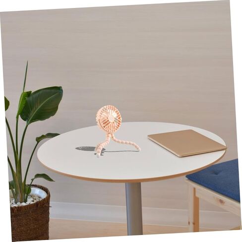 Octopus USB Fan Small Creative Mini Desk Fan for Home Office Travel Yellow round USB Gadget in Saudi Arabia