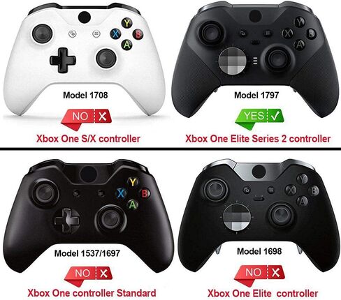 eXtremeRate Custom Shell + Three-Tone ABXY Button for Xbox Elite 2 Core Controller - Red in Saudi Arabia