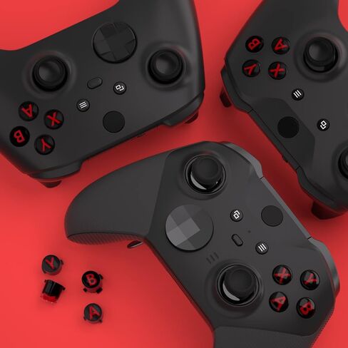 eXtremeRate Custom Shell + Three-Tone ABXY Button for Xbox Elite 2 Core Controller - Red in Saudi Arabia