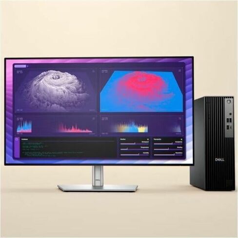 كمبيوتر مكتبي Dell Pro QCS1250 - Intel Core Ultra 5 235-8 جيجابايت - 256 جيجابايت SSD - كمبيوتر شخصي نحيف - أسود قياسي in Kuwait