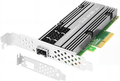 لمحول خادم إيثرنت Mellanox ConnectX4 25Gb، PCIe 3.0 X4، 1 * منافذ SFP28، RDMA، 25/10 / 1 جيجابت في الثانية، 25 جيجابت NIC يدعم Windows Server/Windows/Ubuntu/Linux in Kuwait